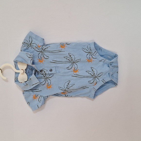 Carter's Polo Onesie 12 month Blue - Picture 3 of 3